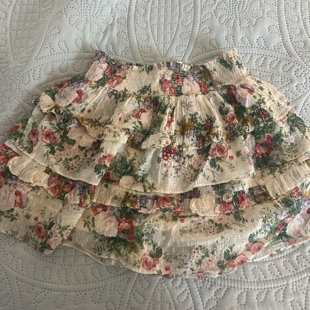 Love Shack Fancy Ruffle Skirt